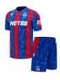 Crystal Palace Eddie Nketiah #9 Replika Hemmakläder Barn 2024-25 Kortärmad (+ byxor)